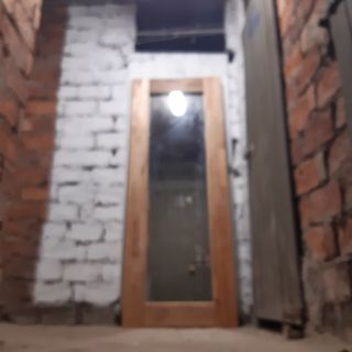 Specchiera in legno e vetro