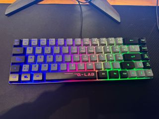 Teclado y mouse Gaming 60% G-LAB Negro