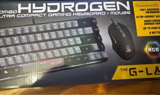 Teclado y mouse Gaming 60% G-LAB Negro