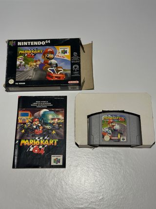 Mario Kart 64 Nintendo 64 Caja y Manual