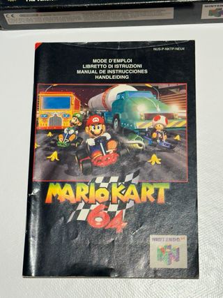 Mario Kart 64 Nintendo 64 Caja y Manual