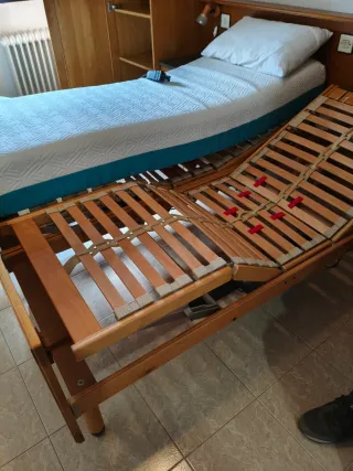 Somier eléctrico doble 70+70