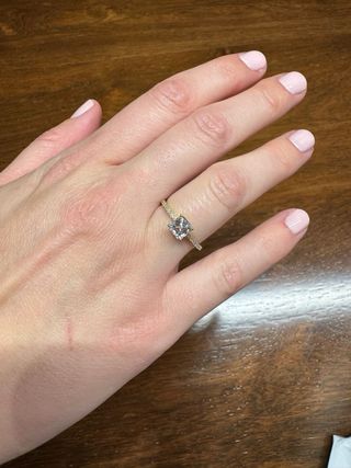 Anillo Diamante Laboratorio Asscher 1.00ct.