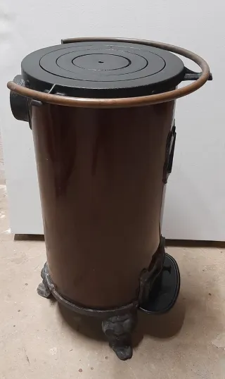 Estufa Hergon Marrón Metálica