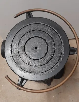 Estufa Hergon Marrón Metálica