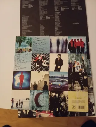 U2 Achtung Baby LP Vinilo 1991 edición italiana