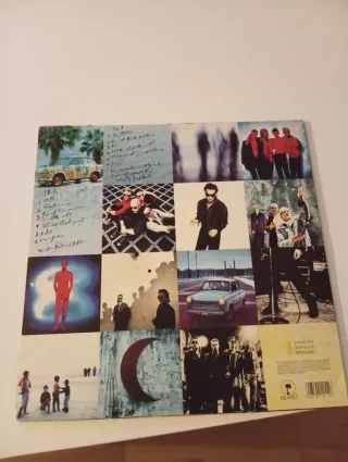U2 Achtung Baby LP Vinilo 1991 edición italiana