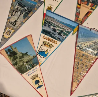 Lote Banderines Turísticos Antiguos