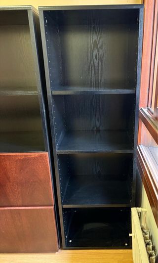 Estantería Negra Madera