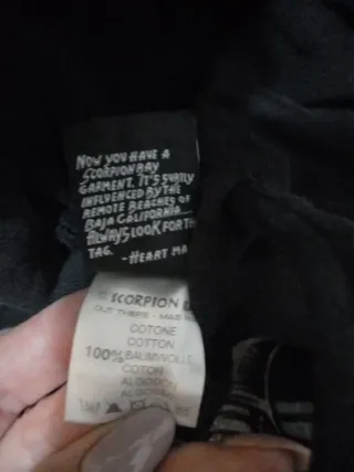 Felpa nera bambinoSCORPION BAY