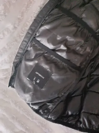 Cazadora fina hombre negra