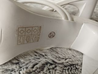 Sandalias blancas Shein tacón cuadrado