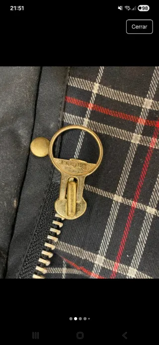 Chaqueta Barbour International Negra