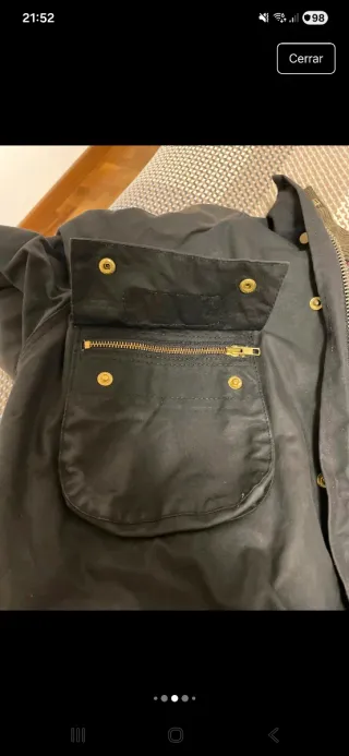 Chaqueta Barbour International Negra