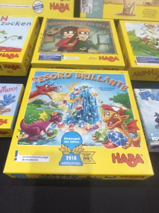 Lote 9 juegos de mesa HABA
