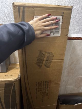 Litera doble negra de metal nueva sin abrir.