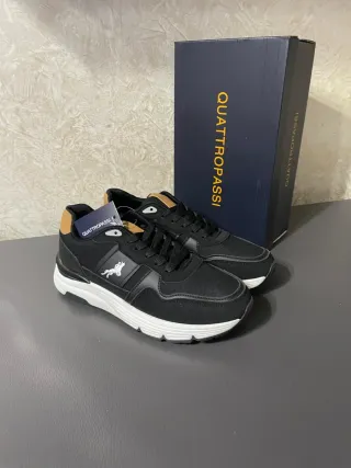 Sneakers uomo Quattropassi nere taglia 40 nuove