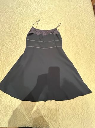 Vestido Fiesta Azul Marino Corto