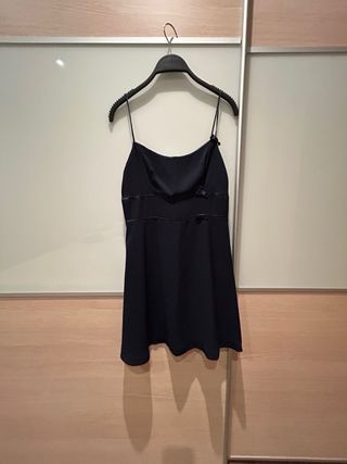 Vestido Fiesta Azul Marino Corto