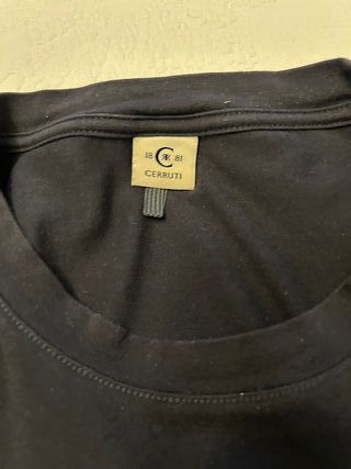 Camiseta Negra Cerruti