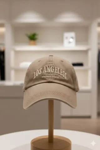 Gorra Los Angeles Beige