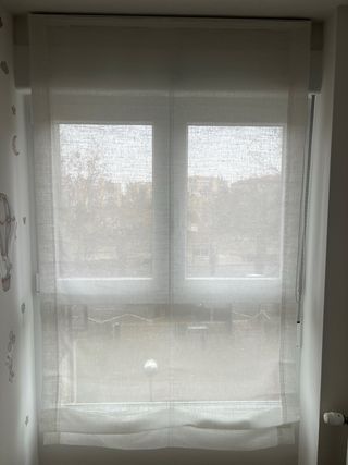 Estor enrollable lino translúcido