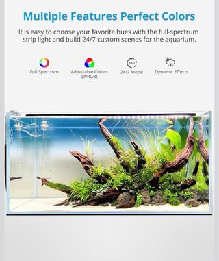 Pantalla LED Acuario 90-110cm RGB+W