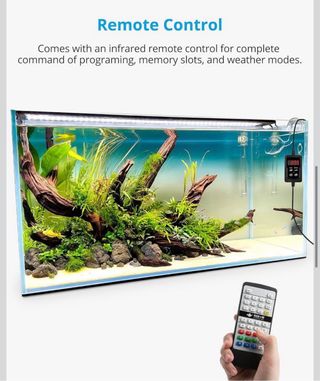 Pantalla LED Acuario 90-110cm RGB+W