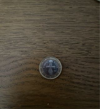 Moneda Chipre 2008 Cruz