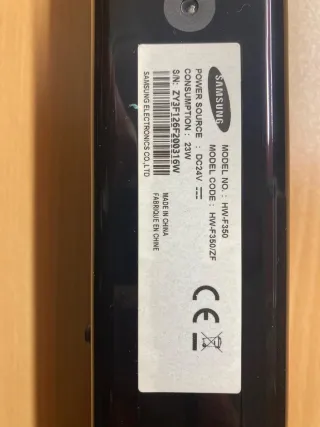 Barra Sonido Samsung HW-F350 con Subwoofer