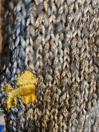 Vestido de punto multicolor