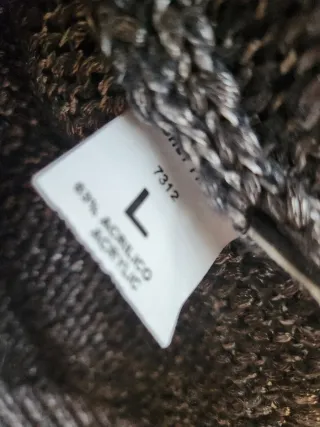 Vestido de punto multicolor