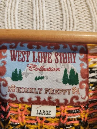 Vestido de punto multicolor