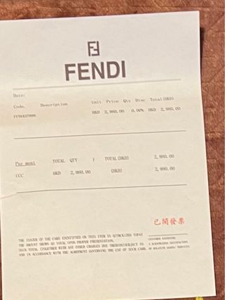Cinturón Fendi Negro