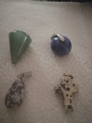 Lote Colgantes Piedra Natural