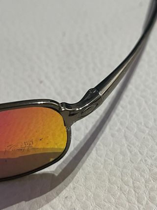 Gafas Oakley Metal Vintage Naranja/Plata (LEER)