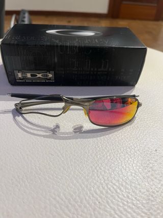 Gafas Oakley Metal Vintage Naranja/Plata (LEER)