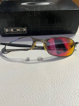 Gafas Oakley Metal Vintage Naranja/Plata (LEER)