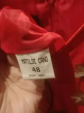 Vestido de flamenca rojo con flores