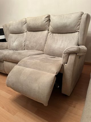 2 Sofás Eléctricos Relax Beige
