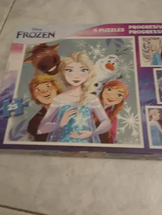 Puzzle Frozen 4 Puzzles 12-25 Piezas Educa