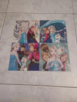 Puzzle Frozen 4 Puzzles 12-25 Piezas Educa