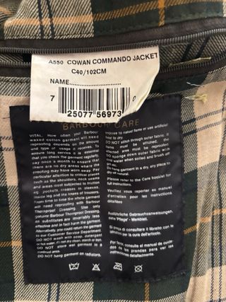 Barbour Cowen Commando Jacket - Made in England