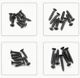 300 Tornillos Autorroscantes M2 Negros