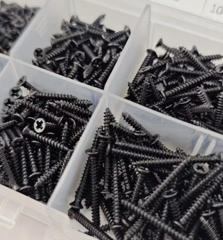 300 Tornillos Autorroscantes M2 Negros