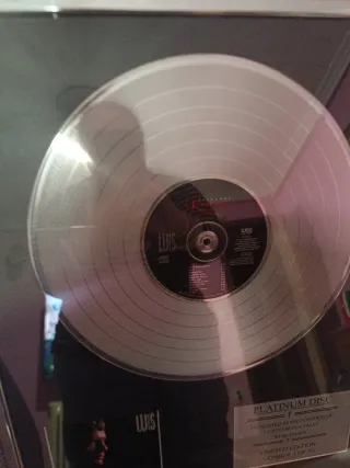 Cuadro Disco Platino Luis Miguel