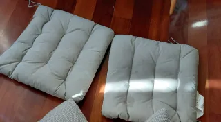 2 Sillas Exterior con Cojín