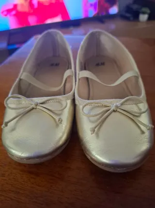 Bailarinas doradas H&M niña - T30