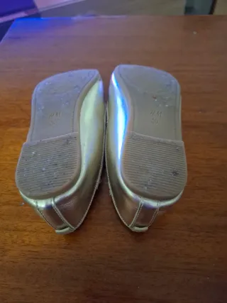 Bailarinas doradas H&M niña - T30