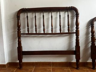 Cama antigua madera 105cm